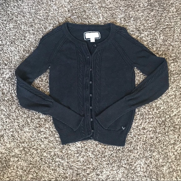 COPY - American Eagle Charcoal/Grey Cardigan. - Picture 1 of 7